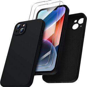 iPhone 14 Plus Case with Screen Protector [2 Pack] BLACK - SEALED